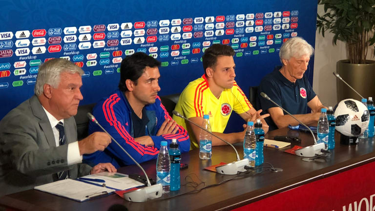 سانتیاگو آریاس- نشست خبری- فیفا- جام جهانی 2018- تیم ملی کلمبیا