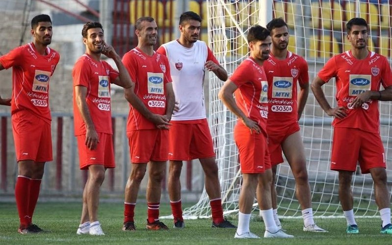 لیگ برتر فوتبال - پرسپولیس - تمرین پرسپولیس