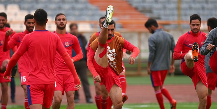 لیگ برتر فوتبال-پرسپولیس-تمرین پرسپولیس