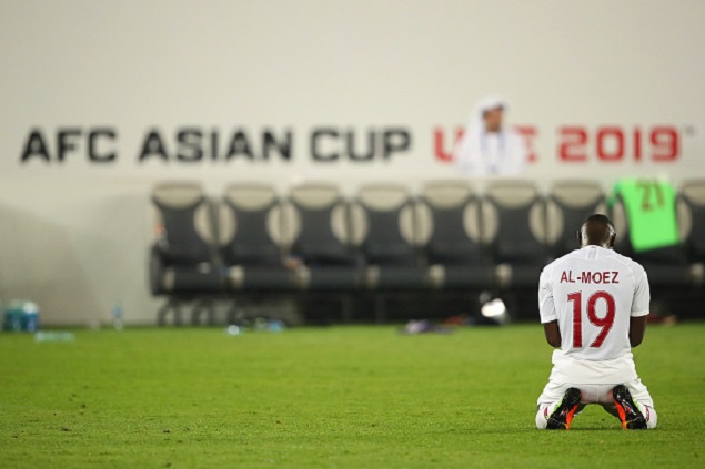 المعز علی-قطر-مهاجم-جام ملت های آسیا-ژاپن