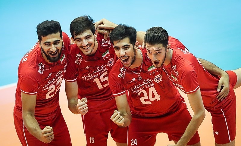 والیبال ایران-والیبال قطر-والیبال قهرمانی مردان آسیا-iran-volleyball 