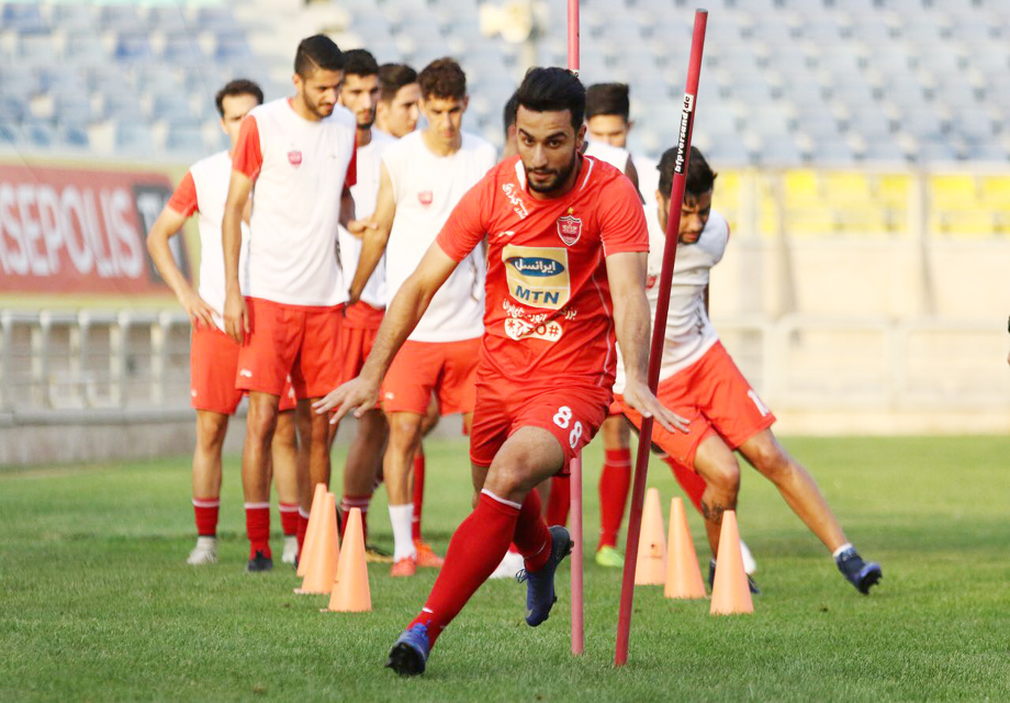 بازیکنان پرسپولیس-لیگ برتر-تمرینات پرسپولیس