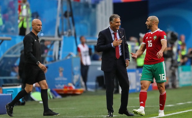 سرمربی تیم ملی ایران-جام جهانی 2018 روسیه-مراکش