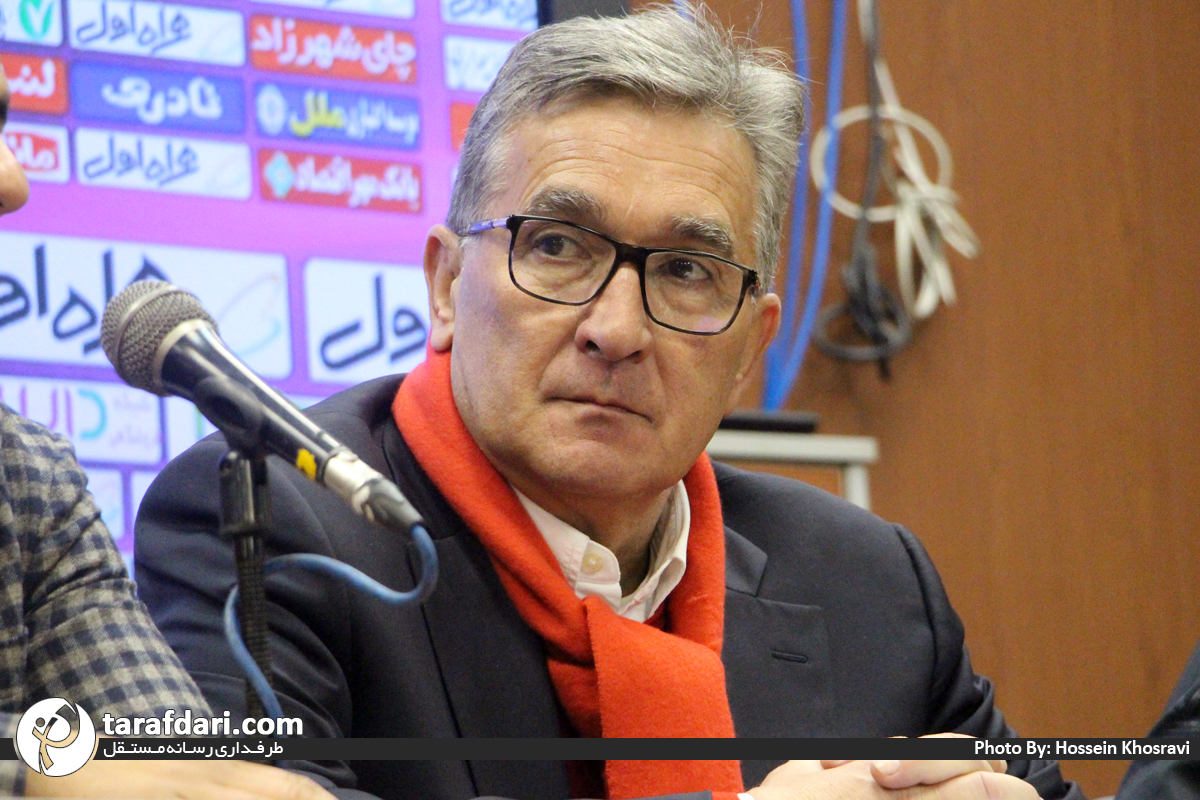 پرسپولیس-لیگ برتر-سرمربی پرسپولیس-نشست خبری