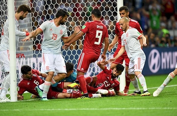 تیم ملی ایران-تیم ملی اسپانیا-جام جهانی 2018 روسیه