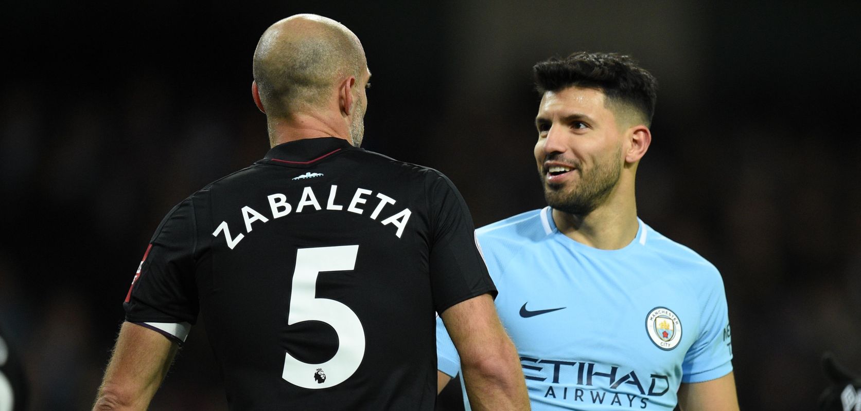 Pablo Zabaleta- Sergio Aguero- وست هم- منچسترسیتی- لیگ برتر انگلیس- انگلیس
