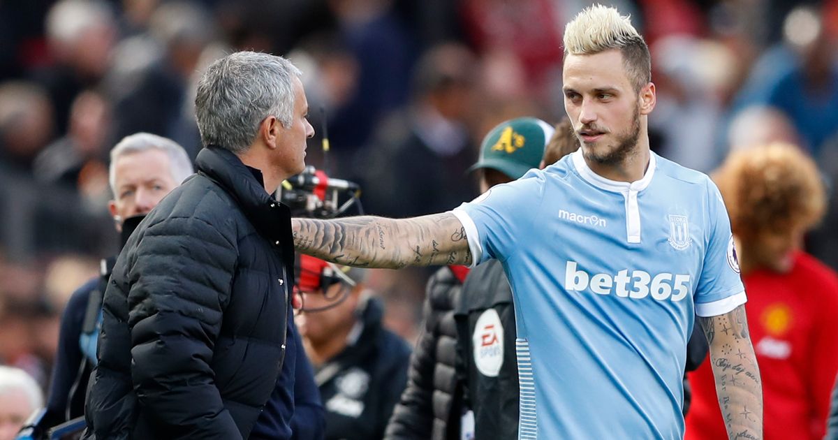 Marko Arnautović - Jose Mourinho - اتریش - پرتغال