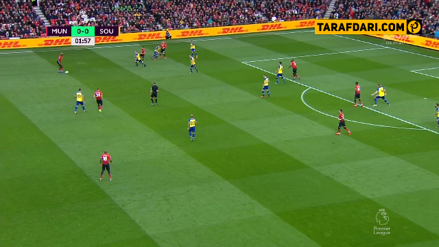 لیگ برتر-انگلیس-منچستریونایتد-ساوتهمپتون-اولدترافورد-manchester united-southampton