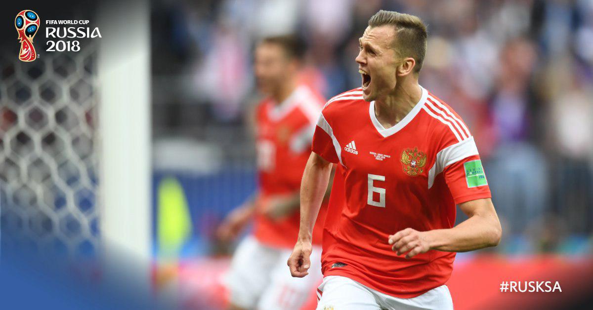 روسیه-جام جهانی 2018-بهترین بازیکن زمین در بازی روسیه و عربستان