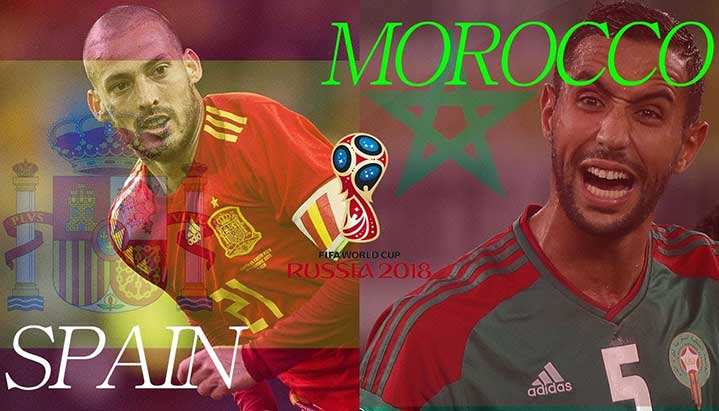 اسپانیا-مراکش-جام جهانی 2018 روسیه
