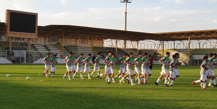 تمرین تیم ملی ایران نوجوانان-iran national team traning