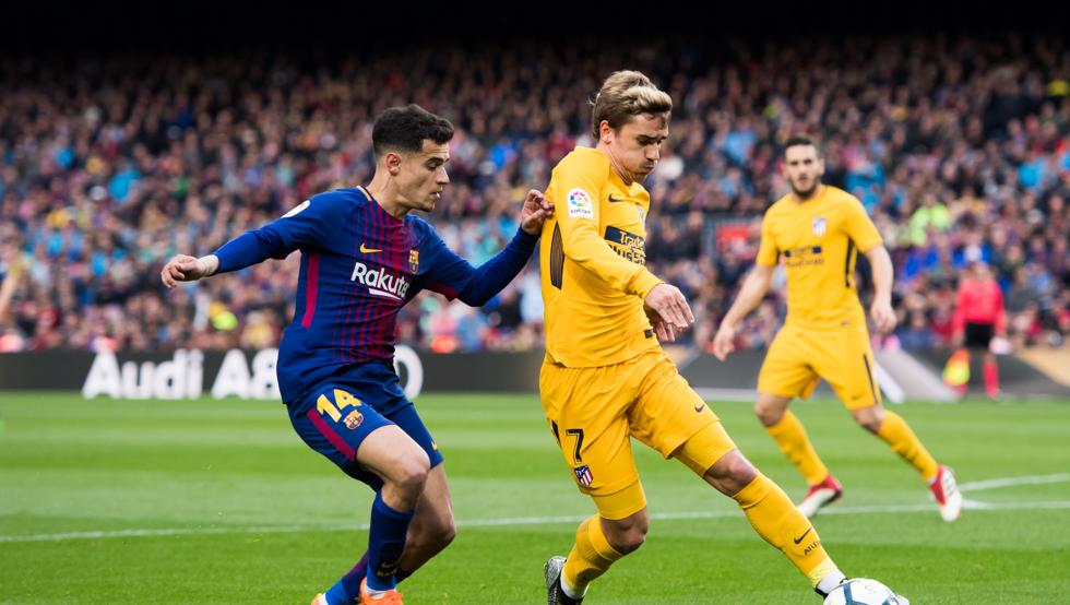 atletico madrid-barcelona-بارسلونا-اتلتیکو مادرید-مهاجم-فرانسه-برزیل-لالیگا-اسپانیا