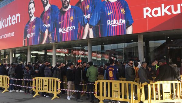 هواداران بارسلونا - مراسم معارفه کوتینیو