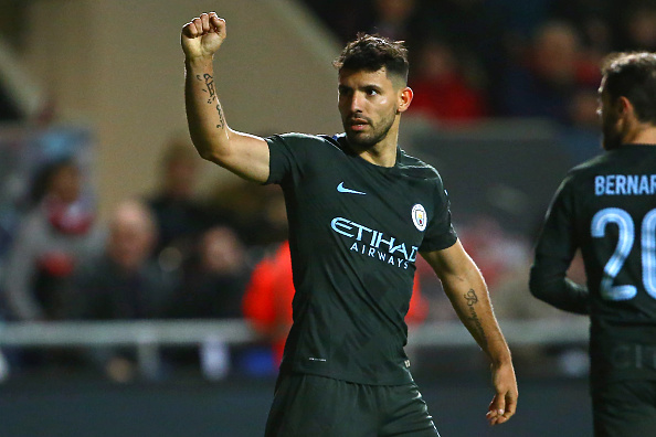 مهاجم آرژانتینی منچسترسیتی - منچسترسیتی - لیگ کاپ انگلستان - sergio aguero