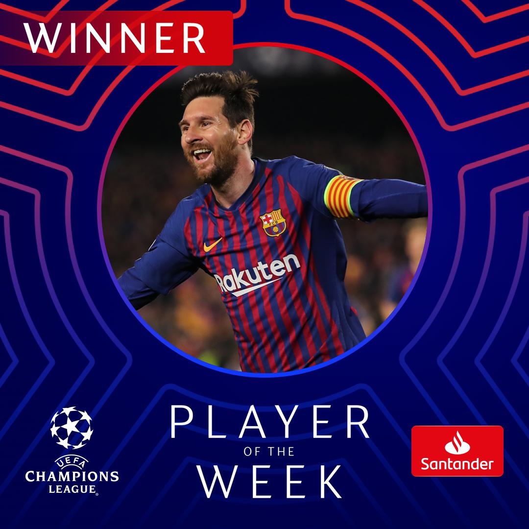 barcelona-بارسلونا-مهاجم-لیگ قهرمانان اروپا-بهترین بازیکن هفته