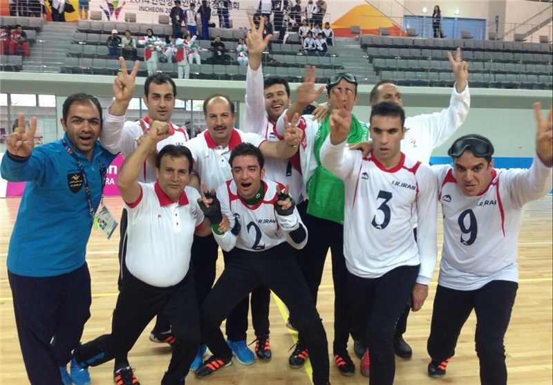 گلبال-تیم ملی گلبال مردان ایران-بازی های پارا آسیایی جاکارتا