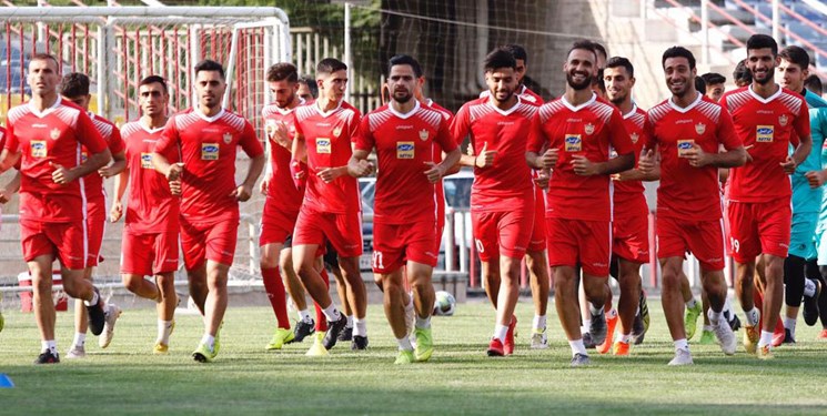 لیگ برتر-فدراسیون فوتبال-پرسپولیس-تمرینات پرسپولیس-ایران-iran