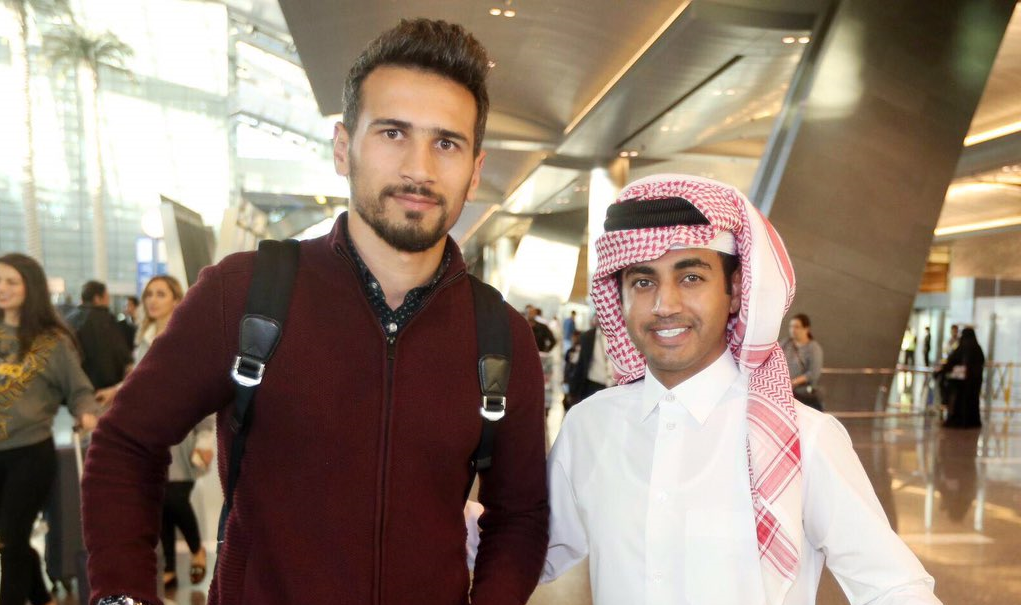 حضور شهباززاده در قطر-بازیکن سابق استقلال