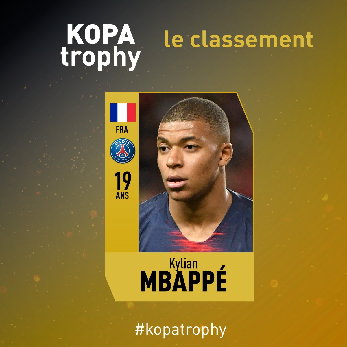 توپ طلا - جایزه کوپا - فرانس فوتبال 2018 - Kopa trophy - France forward
