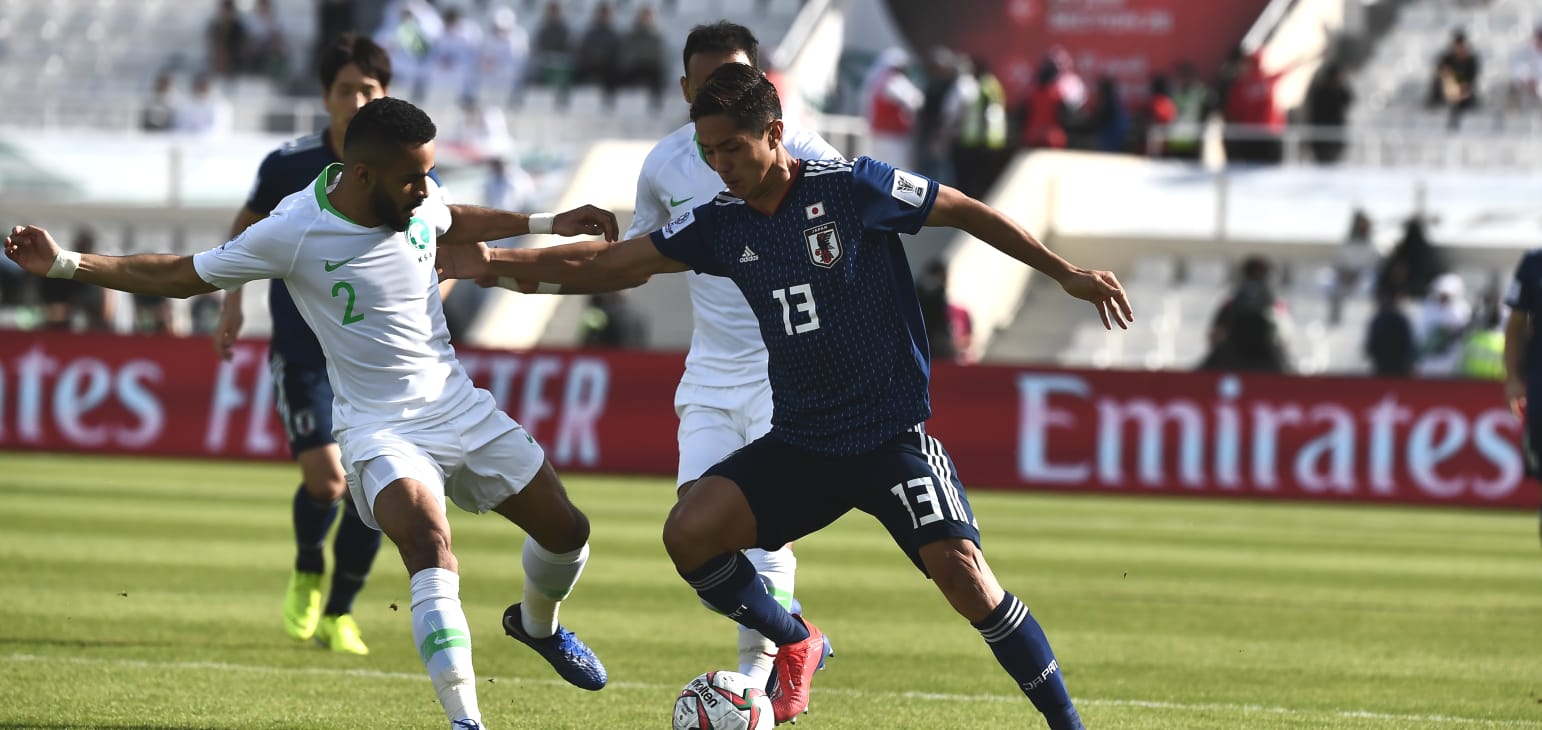امارات-جام ملت‌های آسیا-ورزشگاه الشارجه-تیم ملی فوتبال ژاپن-تیم ملی فوتبال عربستان