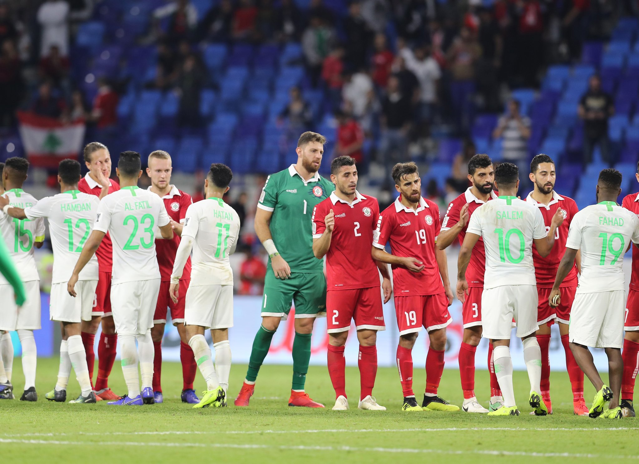 جام ملت‌های آسیا 2019-عربستان-لبنان