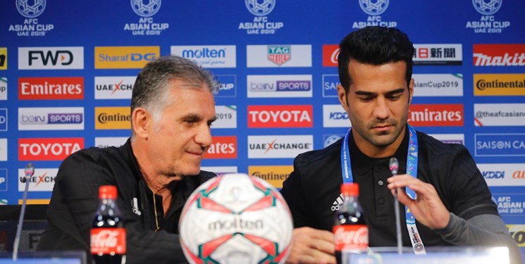 امارات-جام ملت‌های آسیا 2019-نشست خبری-تیم ملی فوتبال ایران