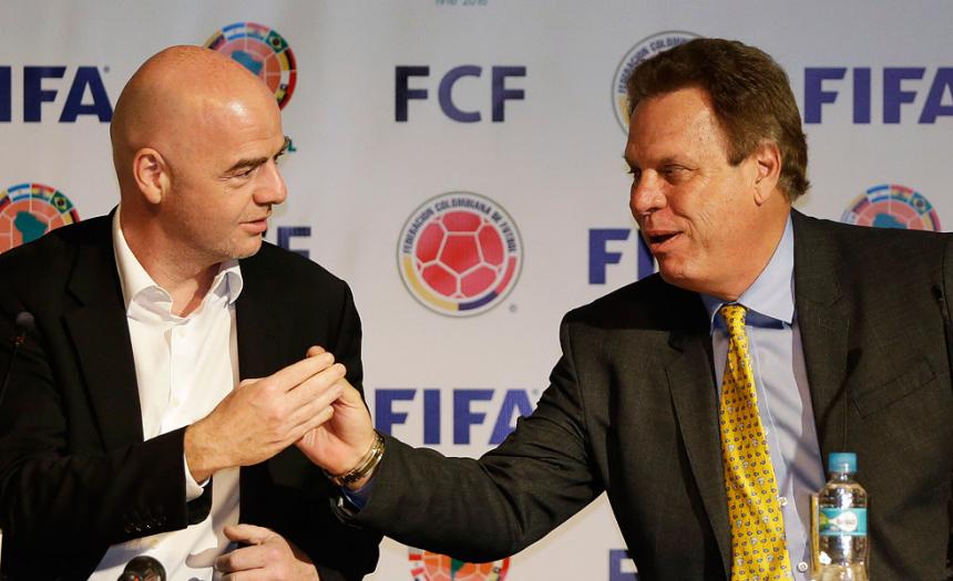 فیفا-مقر فیفا-رئیس فدراسیون فوتبال کلمبیا-رئیس فیفا