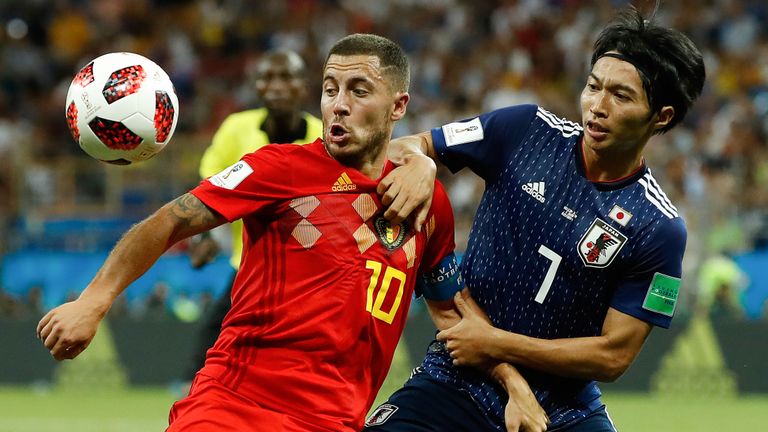 ادن هازارد - جام جهانی 2018 - بلژیک - ژاپن 