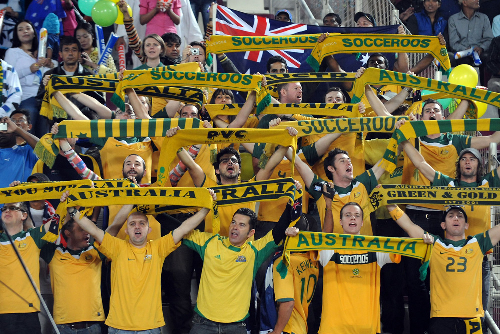 هواداران استرالیا پیش از دیدار برابر سوریه (عکس) - australia fans