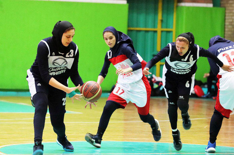 انتقام سخت گروه بهمن از نامی نو اصفهان در لیگ برتر بسکتبال بانوان- iranian wome's basketball