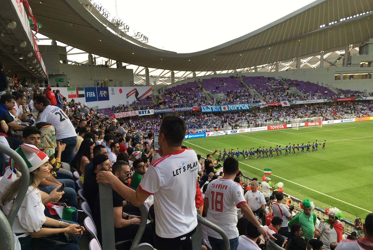 هواداران ایران در العین؛ پرشور و متحد پشت ایران (عکس) - iran fans in asian cup vs japan