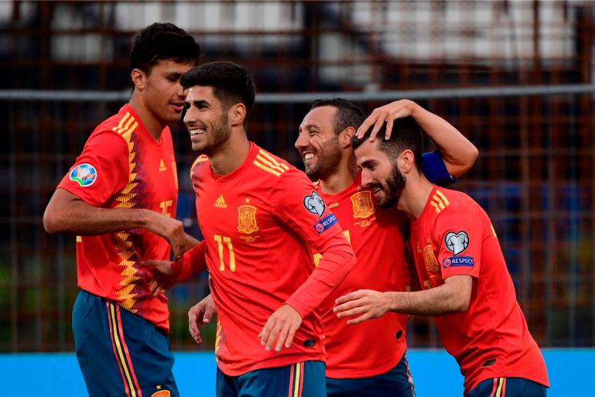 یورو 2020-مقدماتی-اسپانیا-جزایر فارو-لاروخا-گلزنی راموس-سرخیو راموس-پیروزی راحت اسپانیا-برد اسپانیا مقابل جزایر فارو