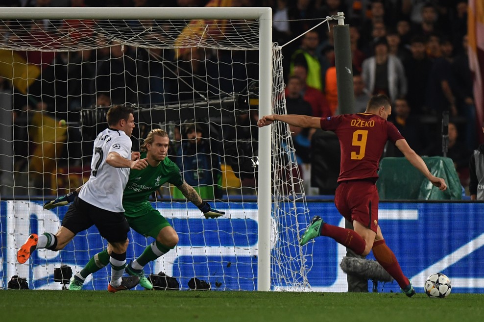 آاس رم - لیگ قهرمانان اروپا - گلزنی مقابل لیورپول