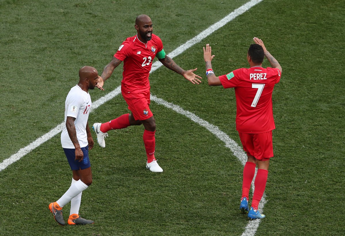 تیم ملی پاناما - جام جهانی 2018 - گلزنی مقابل انگلیس