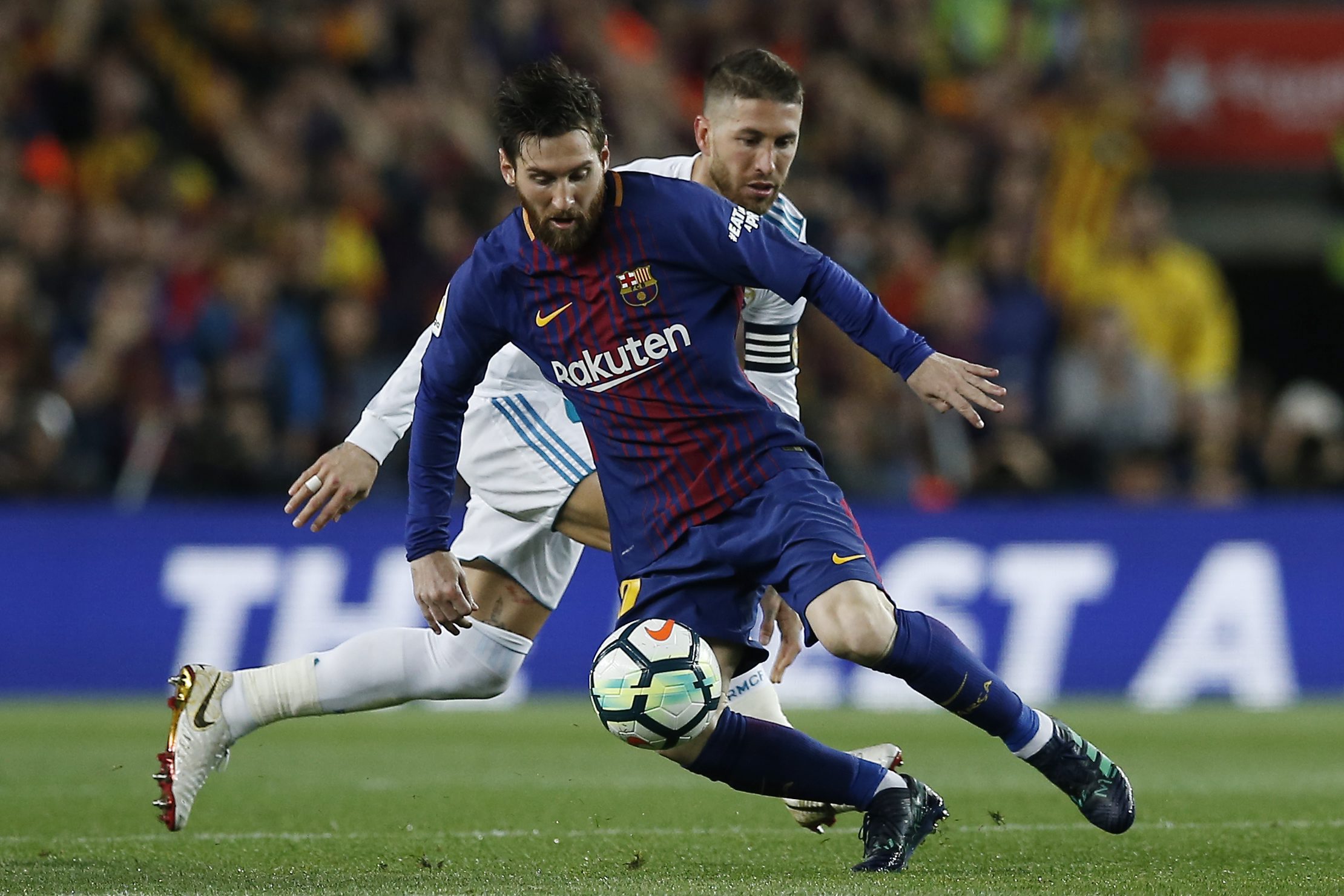 Lionel Messi - Sergio Ramos - رئال مادرید - بارسلونا - Real Madrid - Barcelona