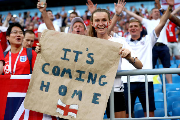 its coming home - جام جهانی روسیه - england fans in world cup\