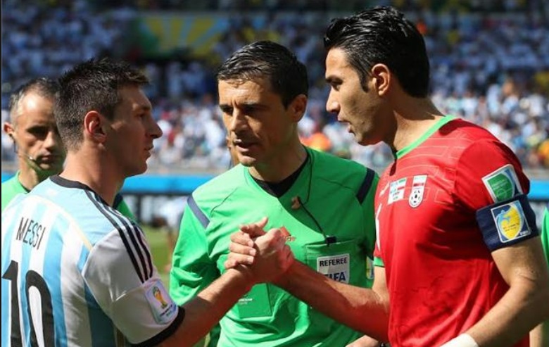 ایران و آرژانتین - جام جهانی 2014 - لیونل مسی - جواد نکونام