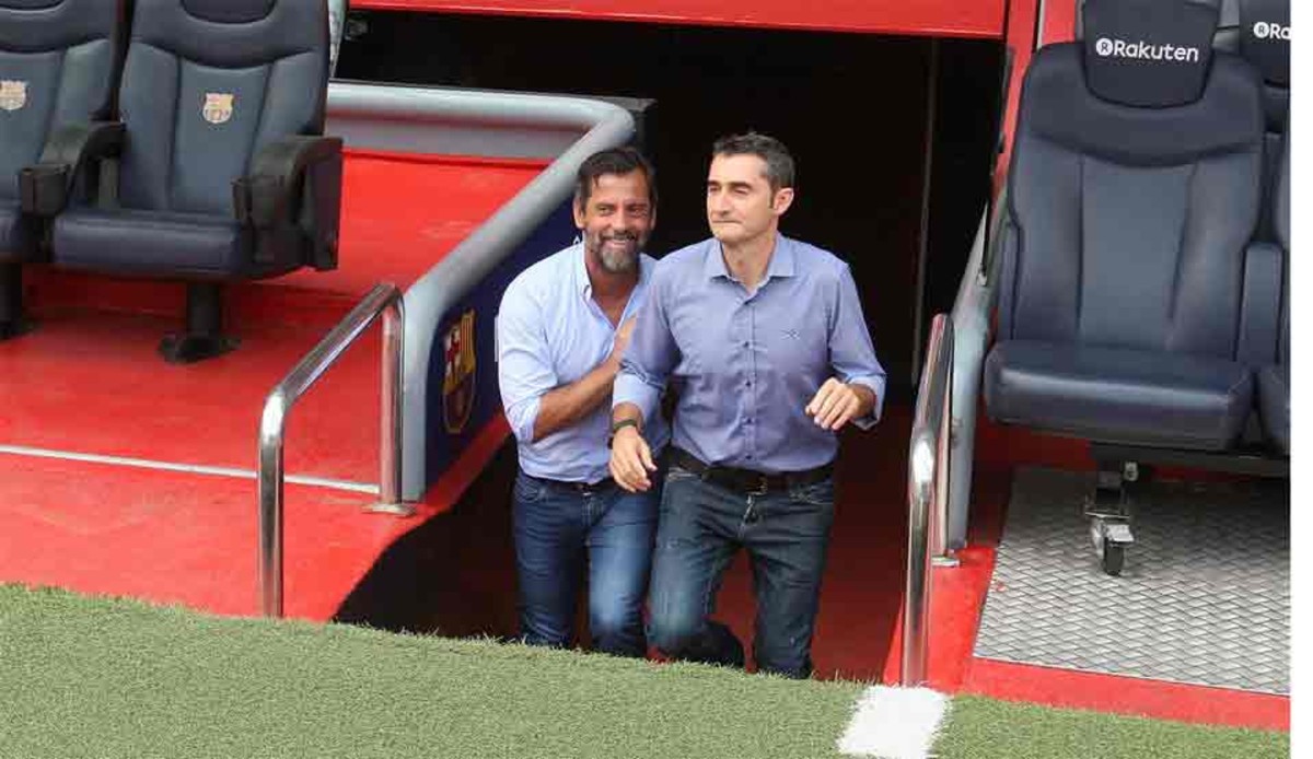 Ernesto Valverde - FC Barcelona - Espanyol - اسپانیول - بارسلونا - لالیگا - Quique Sánchez Flores