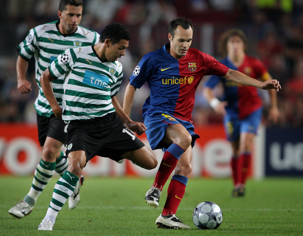Sporting Lisbon - FC Barcelona - اسپورتینگ لیسبون - بارسلونا - آندرس اینیستا