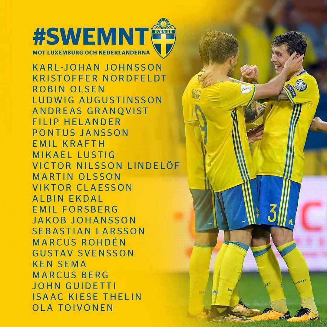 تیم ملی سوئد - Sweden
