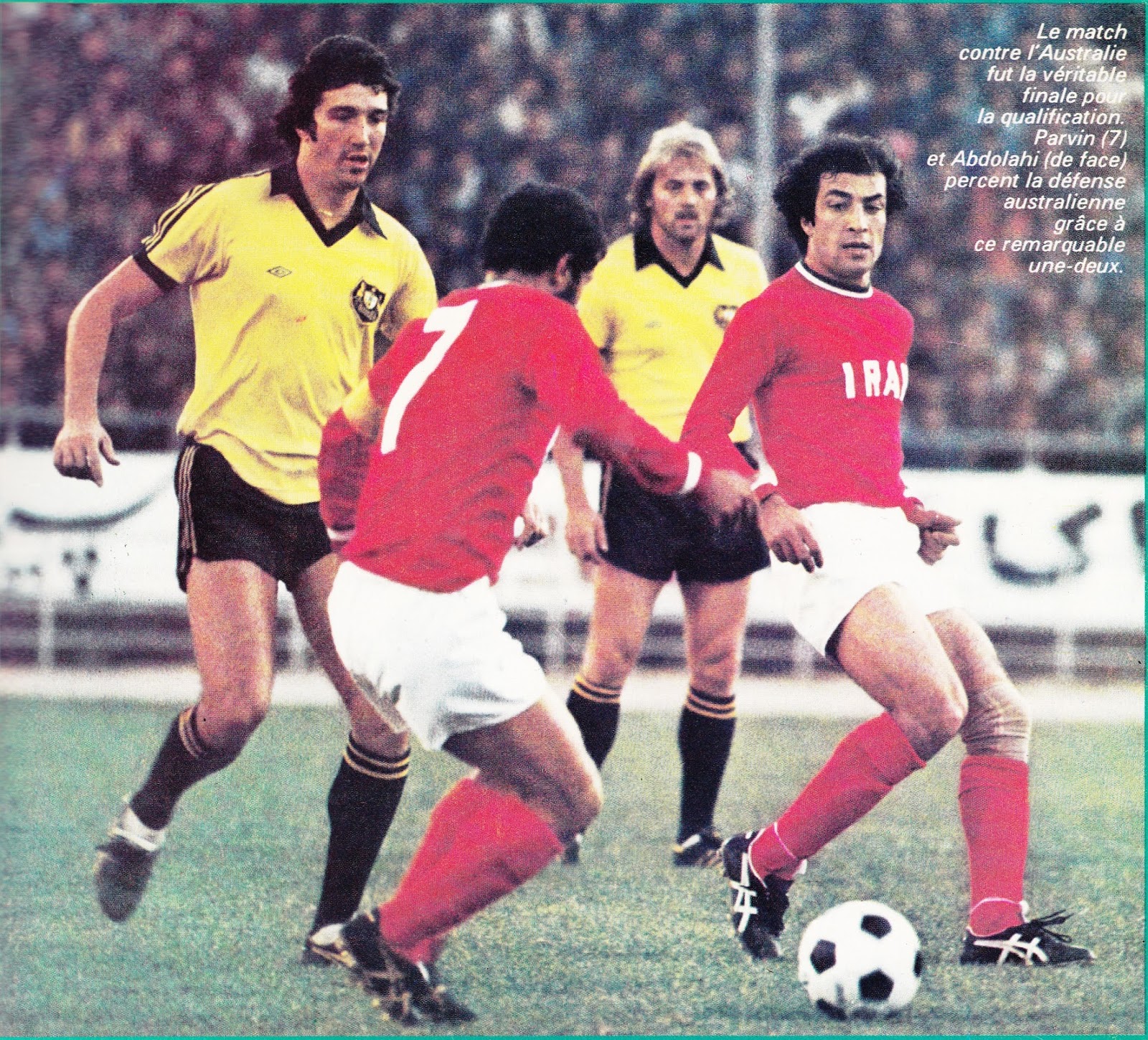 علی پروین - تیم ملی ایران - مقدماتی جام جهانی 1978