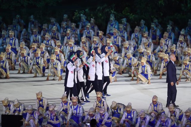 مراسم افتتاحیه بازی های آسیایی جاکارتا