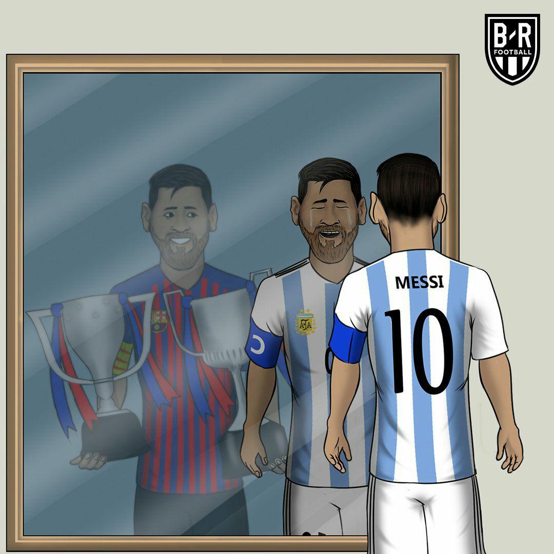 مقایسه شرایط لیونل مسی در بارسلونا و تیم ملی آرژانتین