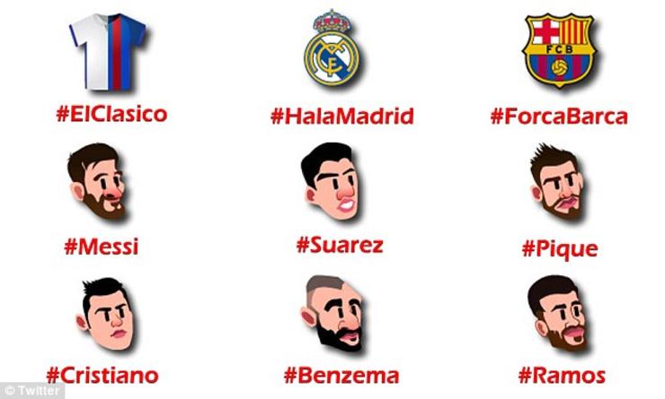 اموجی های توییتر-اموجی بازیکنان رئال مادرید-