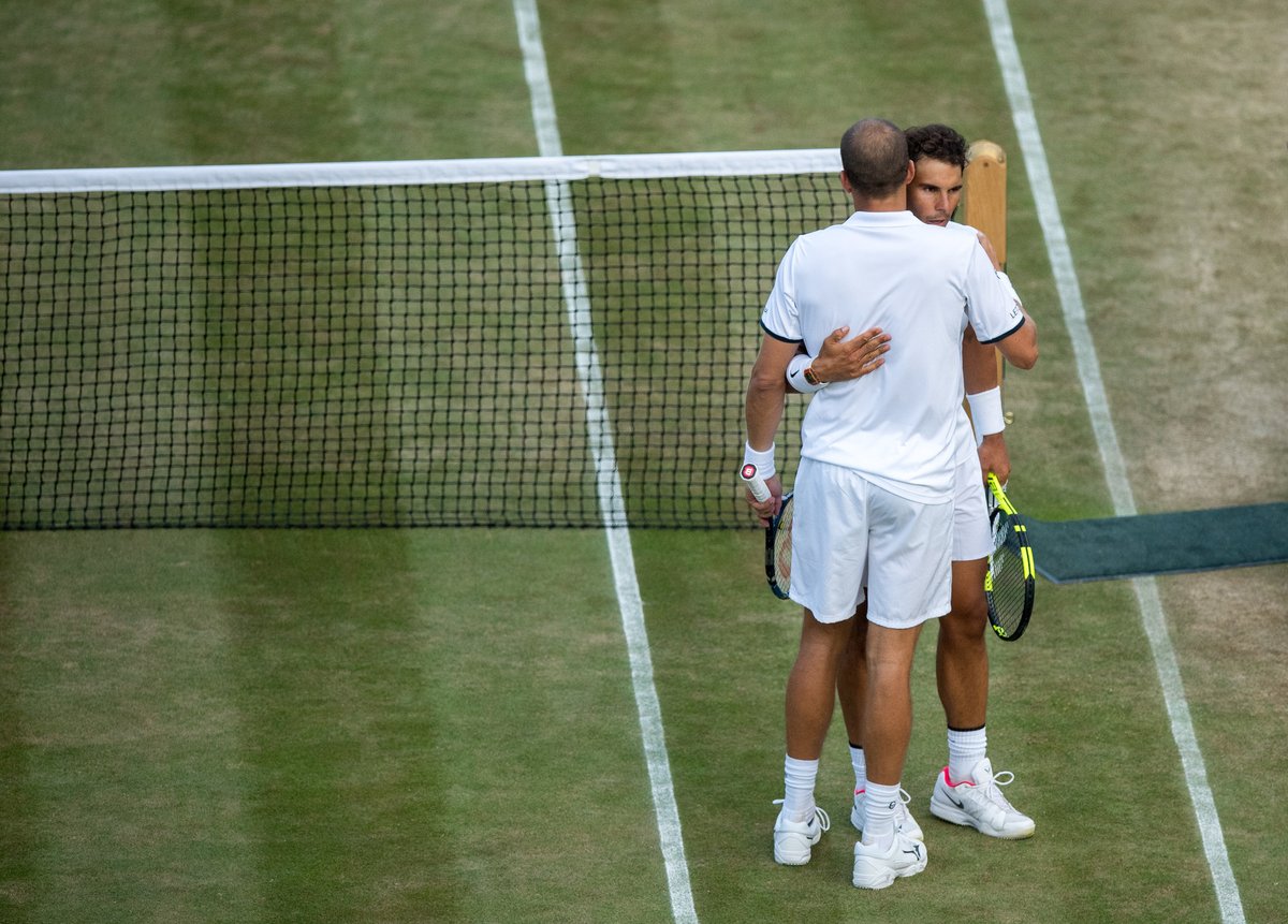 رافائل نادال - ویمبلدون 2017 - Wimbledon 2017 - Rafael Nadal - ژیل مولر