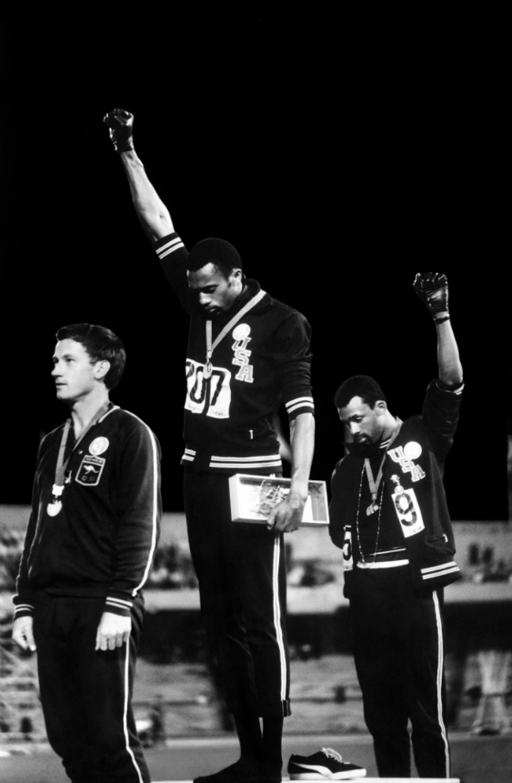 جان کارلوس و تامی اسمیت - المپیک مکزیکو سیتی 1968 - قدرت سیاه