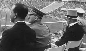حضور هیتلر در ورزشگاه برای تماشای بازی آلمان و نروژ، المپیک 1936