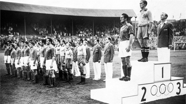 مدال طلای المپیک 1948 برای سوئد و گونار نوردال