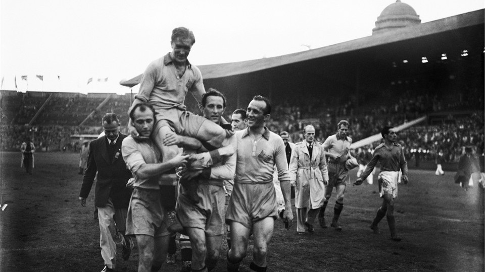 جشن قهرمانی سوئد و تشویق نوردال؛ المپیک 1948