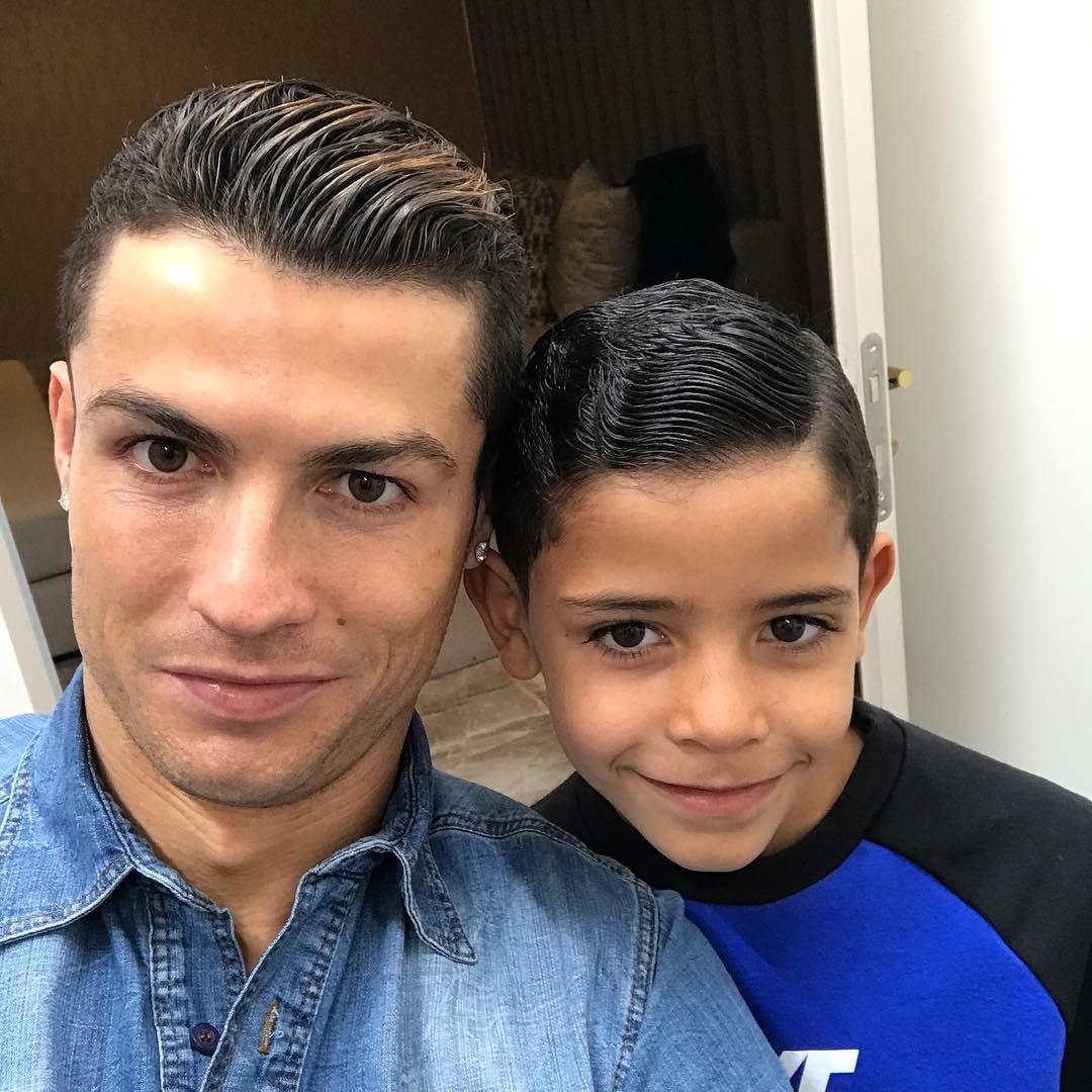 کریستیانو رونالدو و پسرش